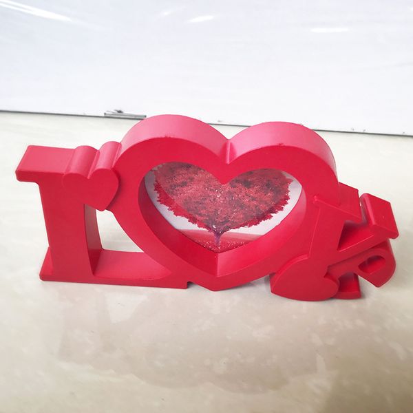 

white red heart shape picture holder love p frame home decoration valentine's day gift