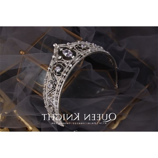 

lqueen's 2020 crown new court and style, bride portrait, stage show, party headdress m, Silver