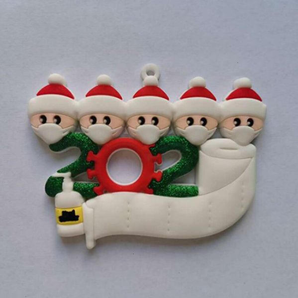 

pvc christmas quarantine ornaments diy name blessings snowman family of 2 3 4 5 christmas tree ornaments decoration iia666