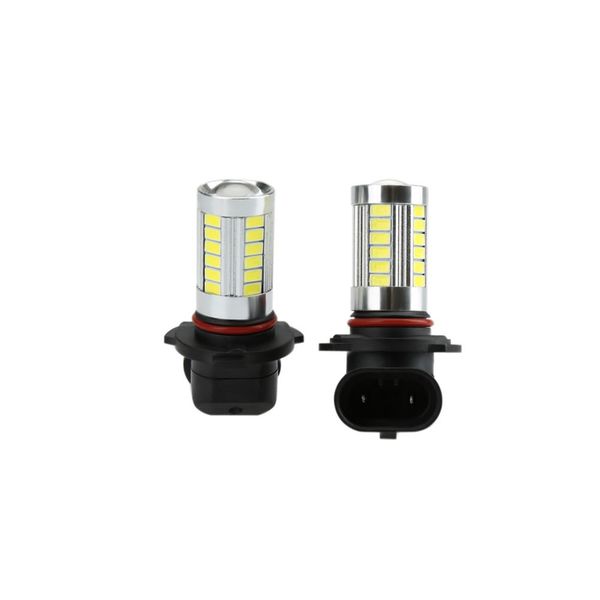 

2 x 5630 33-smd 850lm led car fog light lamp bulb 9005 socket white