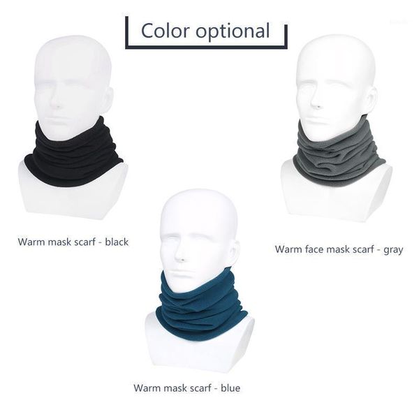 

2020 winter scarf mask for face warm bib riding mask dust-proof thermal for ski cycling sport neck1, Black