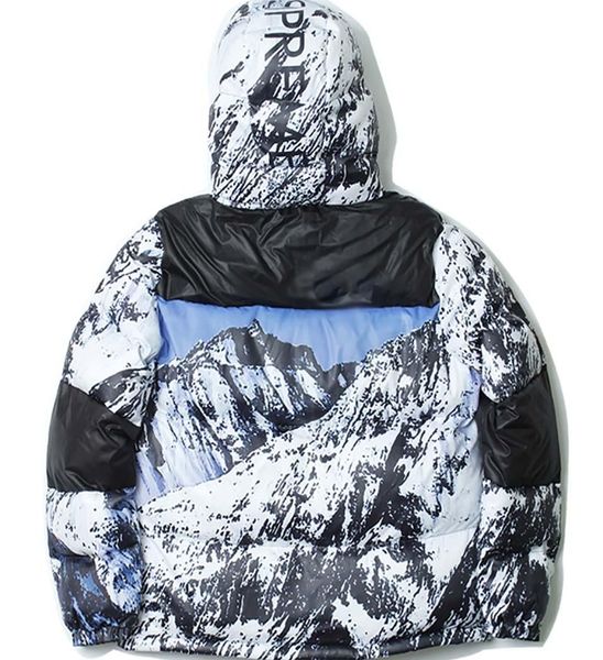 

mens down jacket winter outdoor warm windproof hooded jacket face north mountain baltoro designer men coat snow couple loose55, Black
