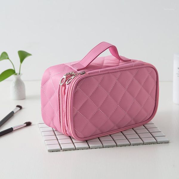 

travel bag organizer make up bag beauty case nylon travel pouch make up bags cosmetic case waterproof cosmetic storage1