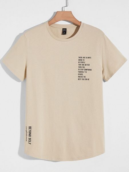 

men slogan graphic tee r9hv#, White;black