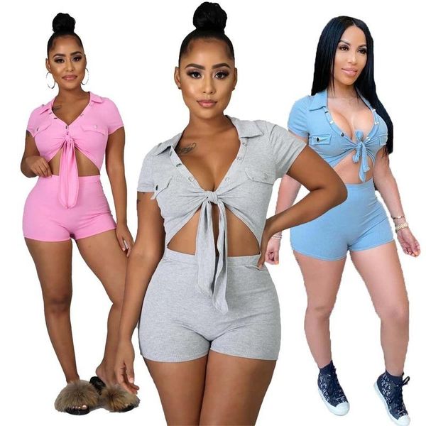 

women's jumpsuits & rompers solid color button up 2021 summer ladies lace turn down collar fitness nightclub party, Black;white