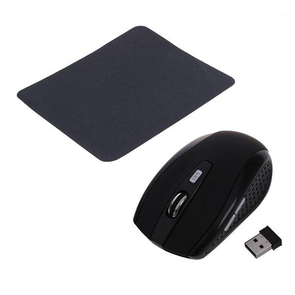 

mouse pads & wrist rests 2.4ghz optical wireless usb black for pc pad mat lappc1