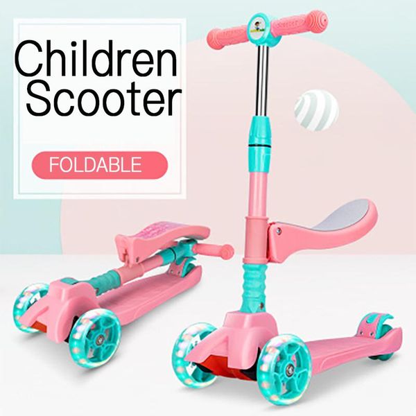 

kids kick 3in1 children scooter kickboard tricycle balance bike for 2~12 child ride on toy boy girl toddler scooter adjustable