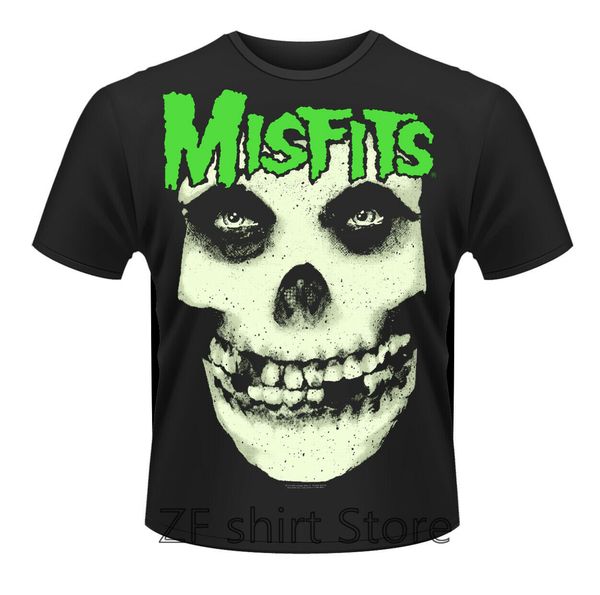 

misfits glow jurek skull rock punk official tee t-shirt mens women t-shirt girl tee 100% cotton sport hooded sweatshirt hoodie