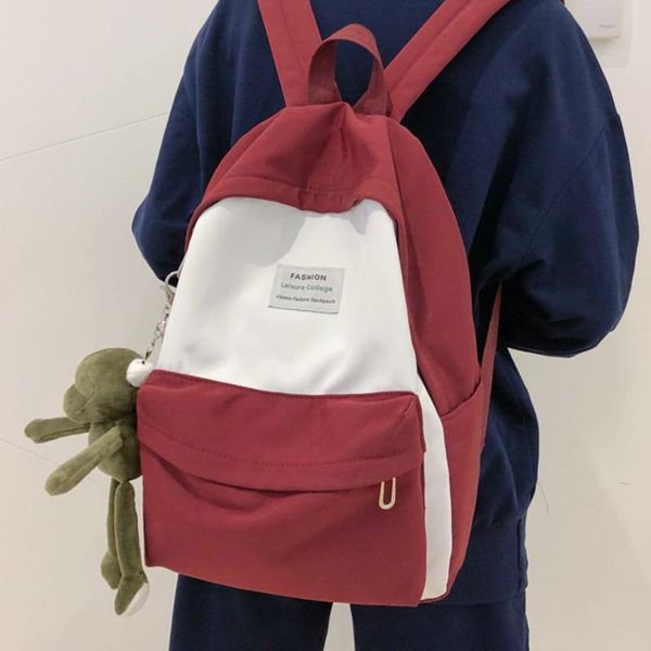 

female charm school bags for teenage girls 2020 nylon travel backpack women mochilas sac a dos ladies lapruck men bag pack