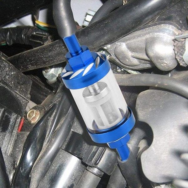 

universal black/blue gas fuel filter scooter oil filter gas fuel oil 8mm motorcycle