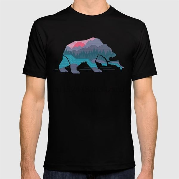 

printed men cotton short sleeve bear country hoodie designers t shirts sweatshirt