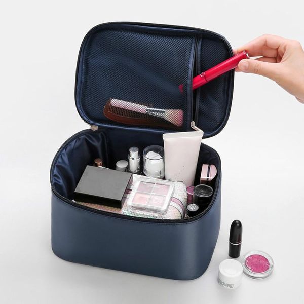 

cosmetic bags & cases high capacity hanging bag business makeup case travel make up zipper organizer storage pouch toiletry wash bath kit