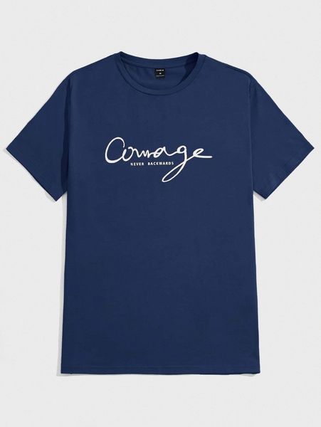 

men slogan graphic tee r5a4#, White;black