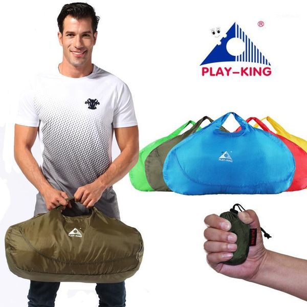 

newplayking outdoor waterproof travel luggage bag folding ultralight sport gym bag nylon lightweight foldable large1