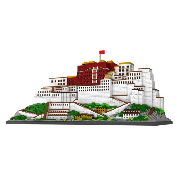 

9922 10000pcs china tibet architecture potala palace model building blocks micro particles educational toys for children wmtshp rimmer