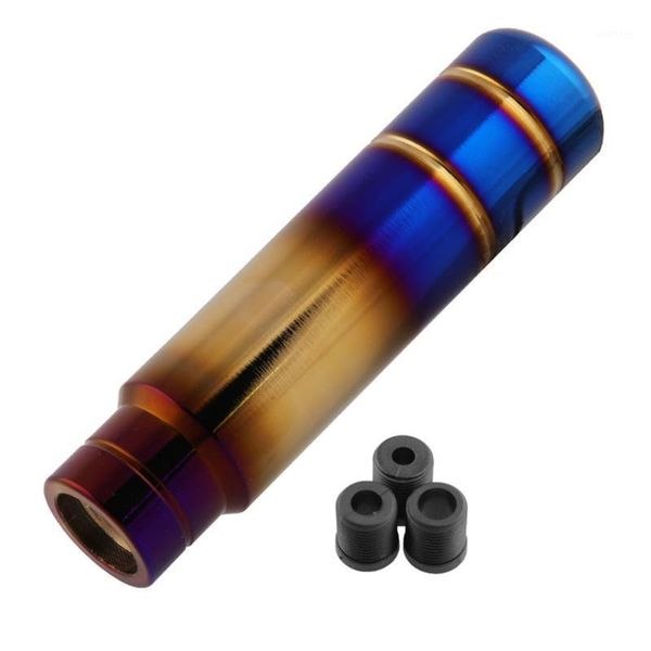 

5 inch burnt blue aluminum car gear shift knob shifter lever stick knob manual transmission shifter lever gear1