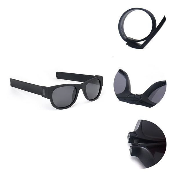 

newmen polarized wrist folding for women roll bracelet trend foldable sunglasses 3
