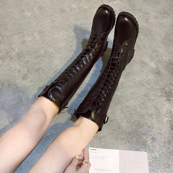 

cootelili women winter warm boots shoes 3cm heel round toe boots for woman zip and lace up shoes fashion botas mujer 35-40 #gv9a, Black