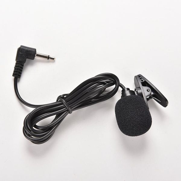 

microphone clip with mini external mic audio hands-mini wired clip-on microphone1