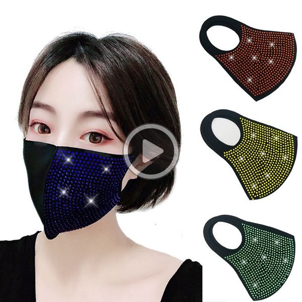 

fa colorful dustproof masks glittering women new tide party 4 color sun dener mask t2i5932 justin