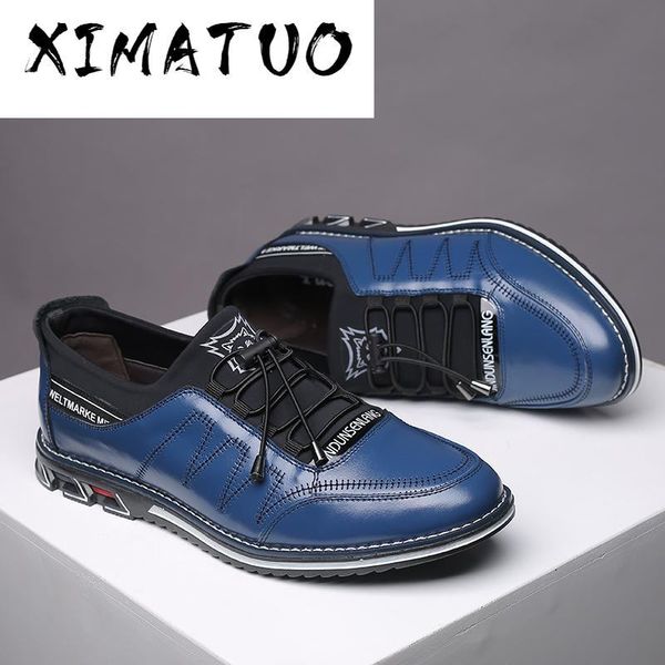 

натуральная кожа мужчины повседневная обувь brand 2020 мужские мокасины дышащая скольжения на черном движущие обувь мужской плюс размер 38-4, Black