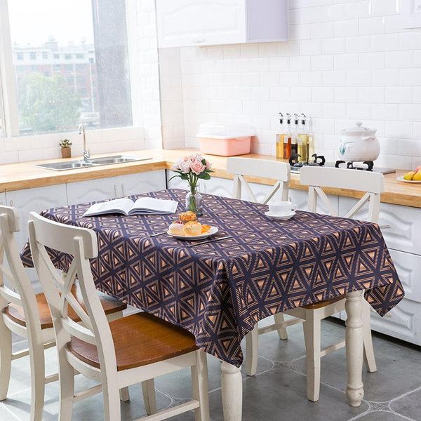 

геометрическая скатерть водонепроницаемого белье черной геометрической gold line домашнего украшение скатерть обложка для гостиной bbylog та