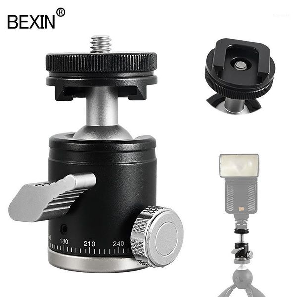 

tripod head mini ballhead panoramic head shoot p camera stand adapter monopod mout with shoe base for dslr camera1
