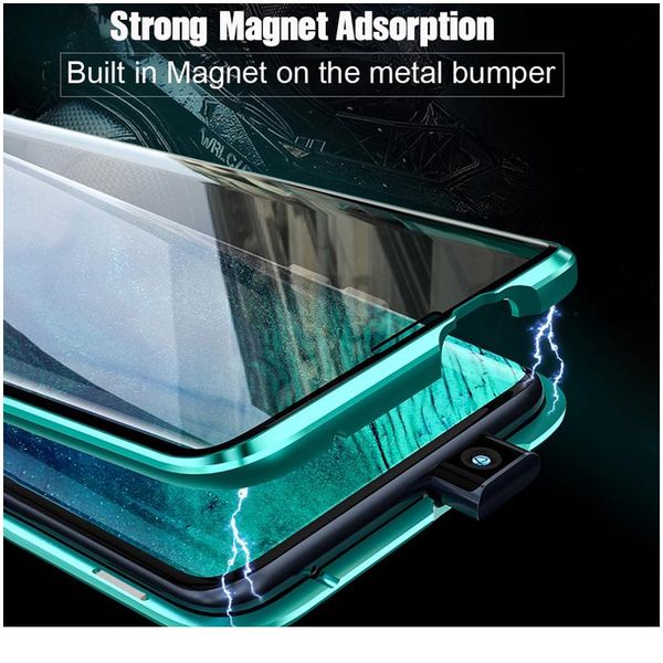 

360 double side tempered glass magnetic case for oppo realme 6i 5i 6 5 pro c3 xt reno 2 jllexe