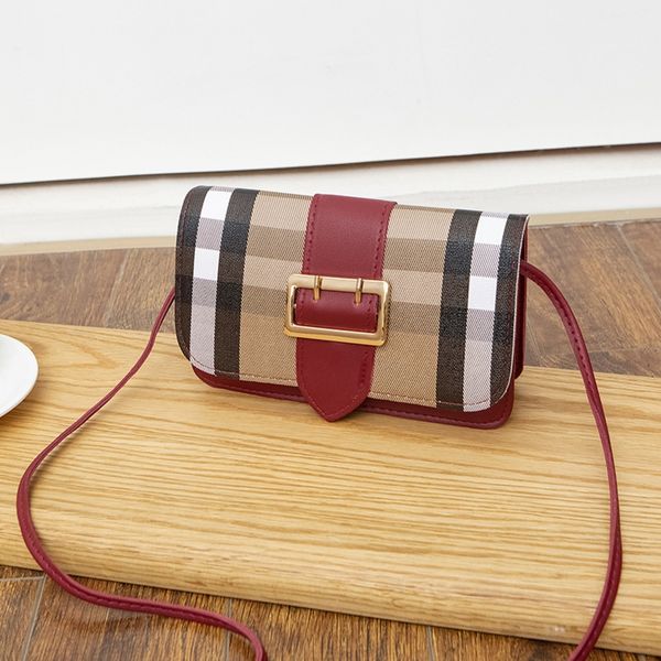 

2020 новой женской мода проверки мессенджера небольшой ck чистой красная тенденция корейского мешок плеча мешок bagshoulder ozdkr