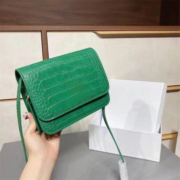 

designer big fashion ladies one-shoulder messenger bag retro all-match flip cover pu leather letters female party handbag wide belt bag