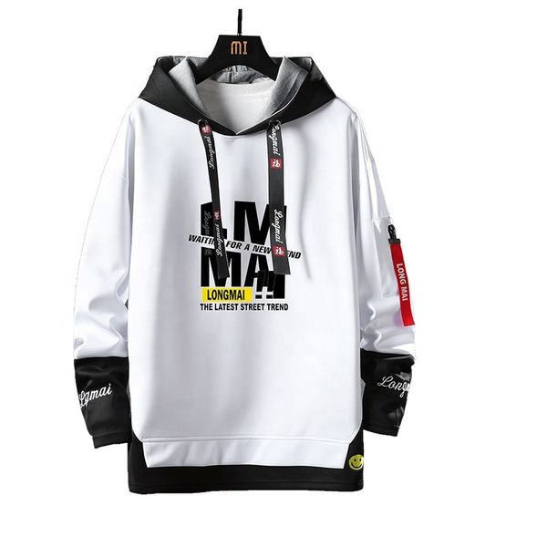 

2021 red net men's fall new long sleeve sweater with stud hoodie sports clothes fashionable 6607, Black