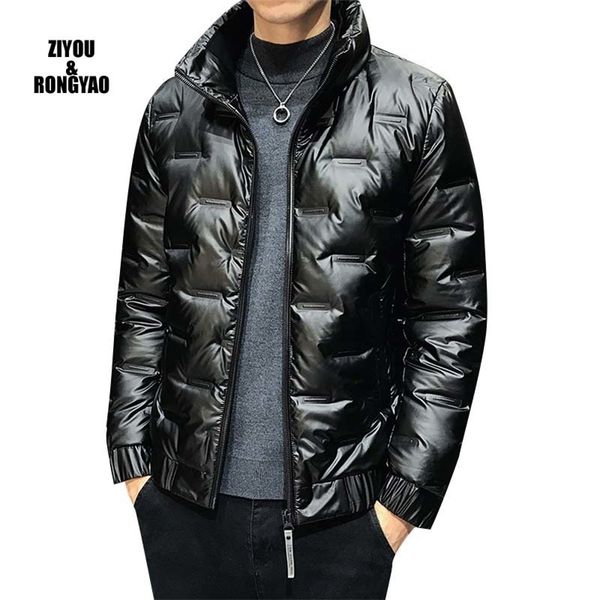 

men's clothing winter coats warm thick male jackets men'sdown coat sports men overcoats men's clothing casual simpe stylish 2, Black
