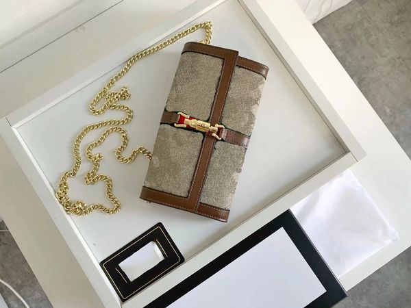 

2022 with box dust bag designer bags handbag purses woman fashion clutch purse chain womens crossbody shoulder bag, Black;red