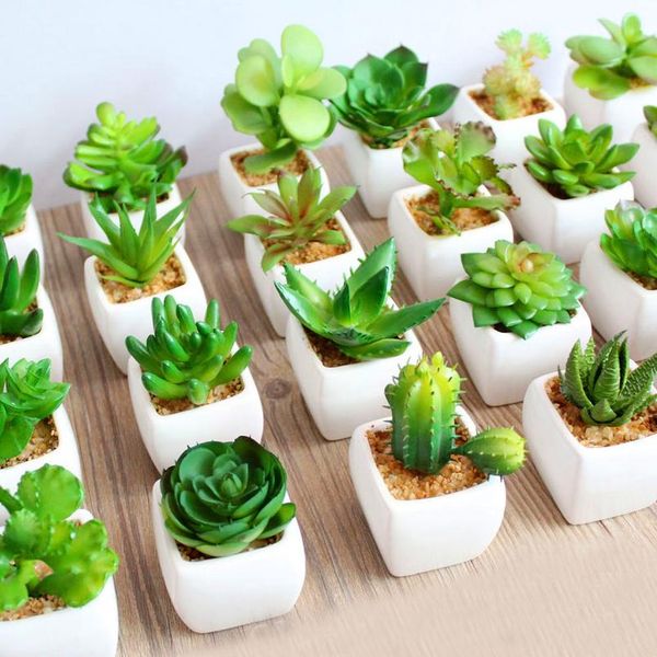 

39styles green artificial succulents plants for home garden decoration wedding plants wall flower arrangement bonsai fak wmtzrc