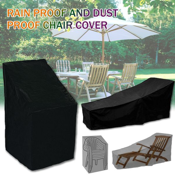 Открытый водонепроницаемый чехол для сада мебель дождь крышка кресло-диван защита дождя пылезащитный тканый полиэстер удобный чехол 201119
