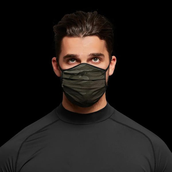 

designer printing fashion face camouflage mask ear hanging dust masks