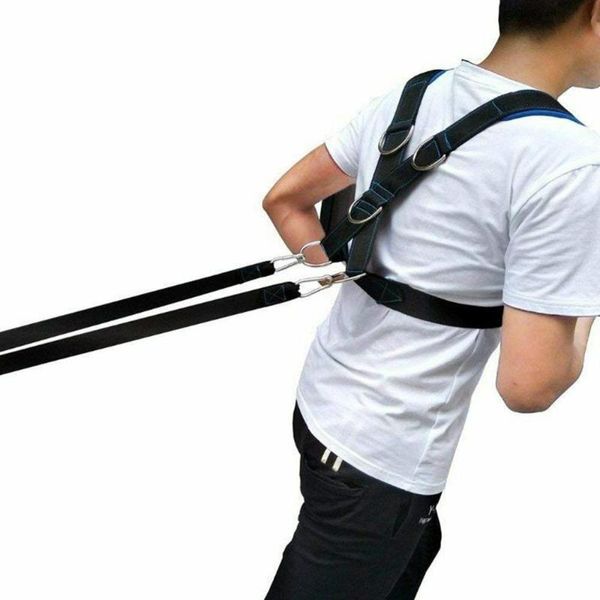

2021 home gym fitness body trainer sled harness vest speed running strength harness strong fitness exercise equipment