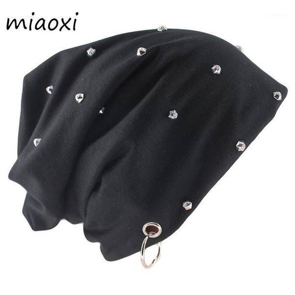 

beanies miaoxi style fashion autumn warm skullies bead ring casual men women gorras brand hip hop female bonnet hat1