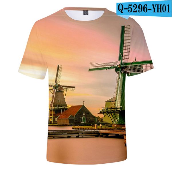 

ocean beautiful seaside view coconut tree summer 3d print shirts kawaii funny funny men clothing