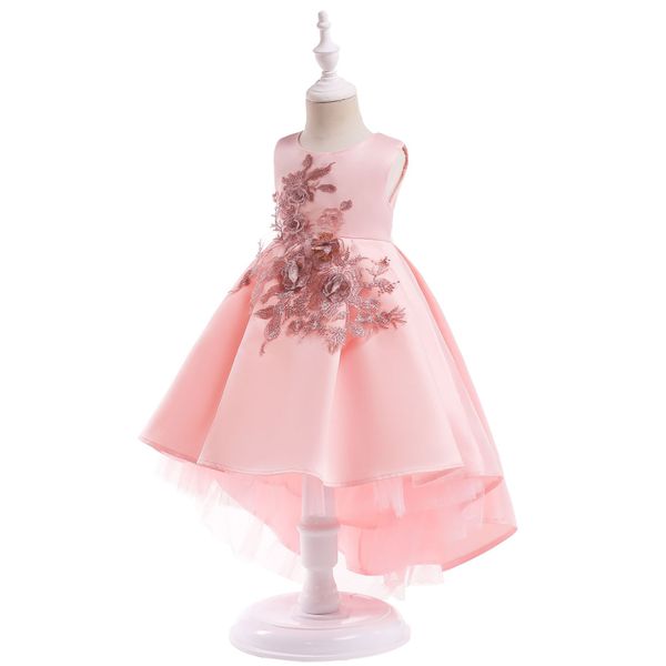 

2020 autumn and winter kids clothing dress instagram girl dress girls dress pleated baby princess skirt girl's dresses, Red;yellow