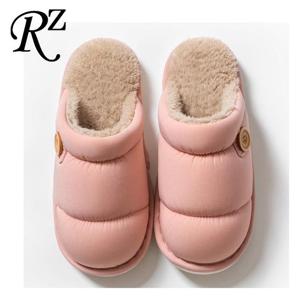 

slippers antiskid cotton home cute winter house soft fluffy furry for women couple indoor, Black