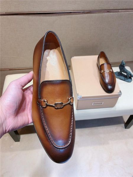 

l1 men shoes 2020 new pointed toe designer dress shoe classic male leather shoes fashion wear-resistant party wedding shoes for men 11, Black