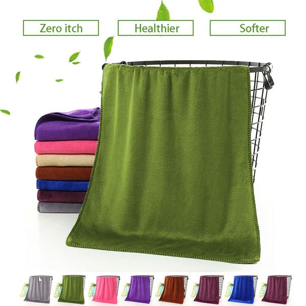 

1pc bathing towel shower absorbent washcloth microfiber towel hair quick drying superfine fiber soft comfortable bath d2