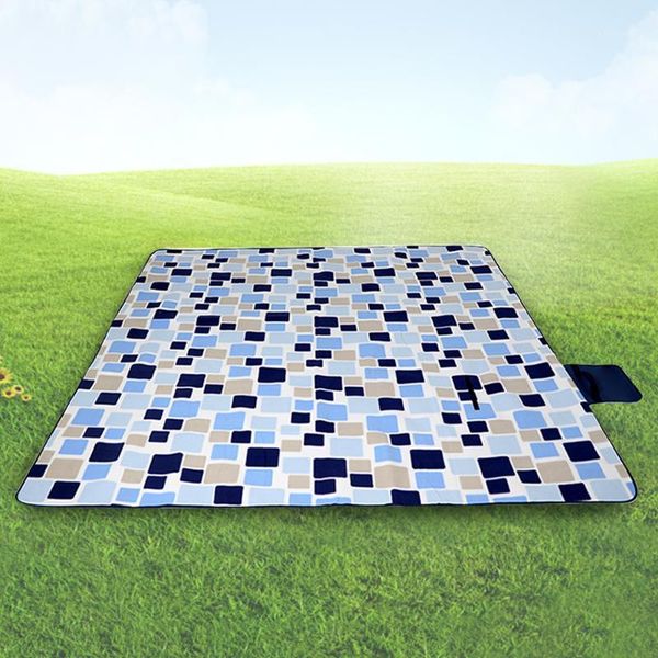 

moistureproof outdoor practical floor blanket beach aluminum film portable camping with handle thicken foldable picnic mat1