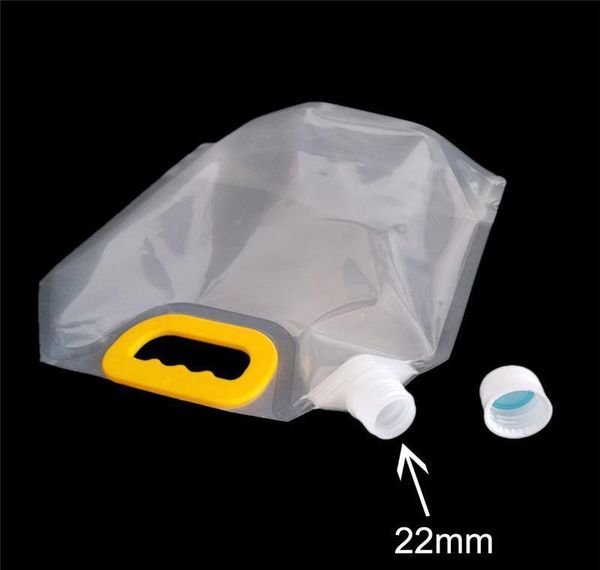

1.5/2.5/5l stand-up plastic drink packaging bag spout pouch for beer beverage liquid juice milk coffee d bbyxic sweet07