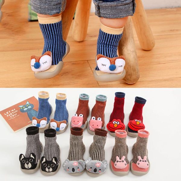 

first walkers toddler shoes boy baby boot for rubber socks shoe soft sole anti-slip kids sock with autumn spring winter1
