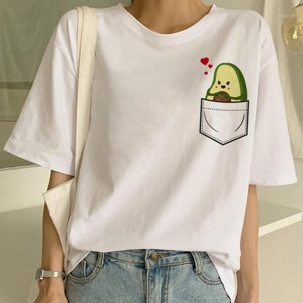 

new cartoon t shirt women kawaii summer grunge harajuku t-shirt plus size ulzzang funny anime ohana graphic tshirt female1, White