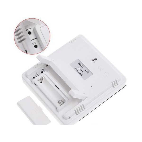 

digital lcd temperature hygrometer clock humidity meter thermometer with clock calendar alarm h wmthqp item_home