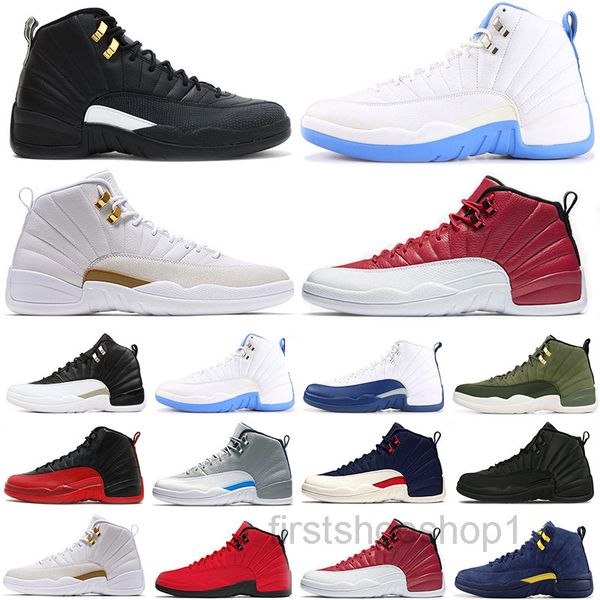 

with box 12 12s basketballs shoes jumpman womens mens sneakers stone blue university gold ovo trainers size 13 ask6