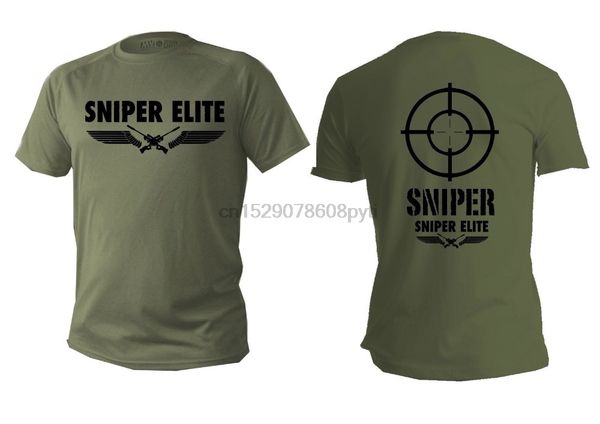 

2019 fashion t shirt mens dry fit short sleeve green olive sniper army military snipers army tee shirt sport hooded sweatshirt hoodie